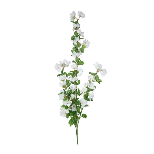 Artificial White Silk Bougainvillea Trail Stem 90cm