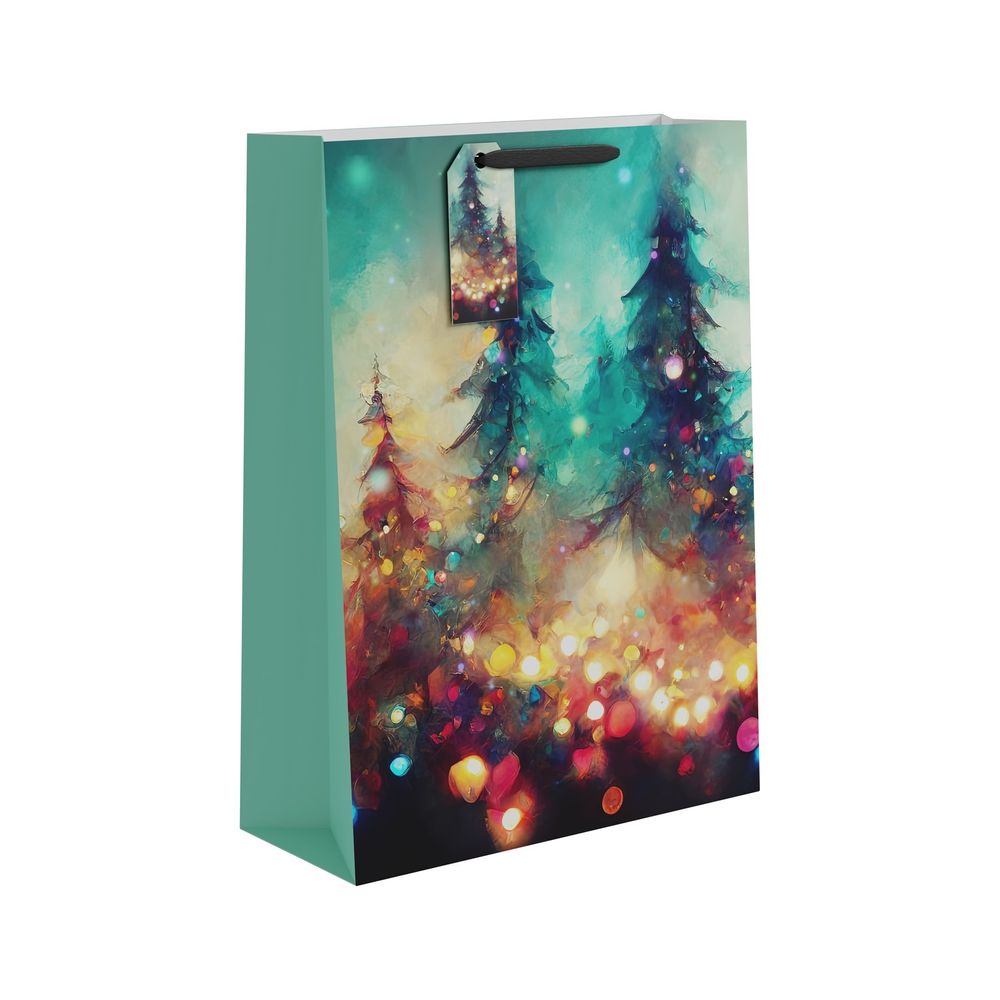 Extra Large Forest Lights Gift Bag