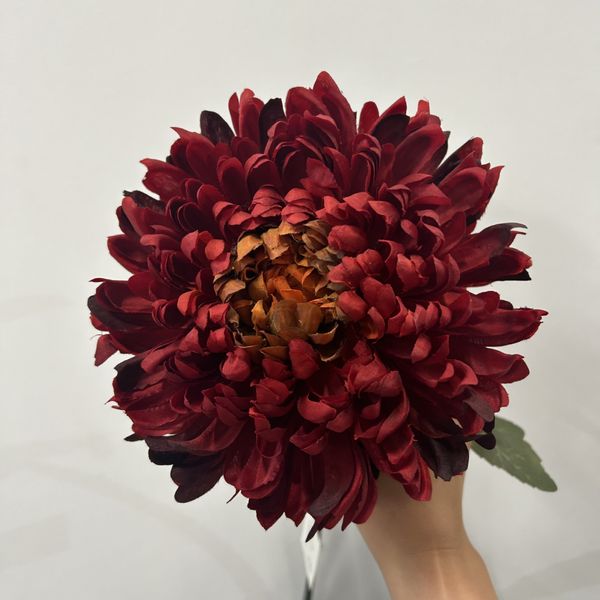 Artificial Chrysanthemum Orange 73cm