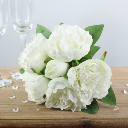 Arundel Peony Bouquet - Ivory