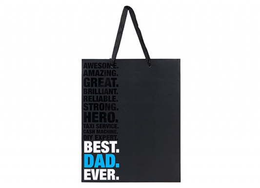 Large Best Dad Ever Gift Bag