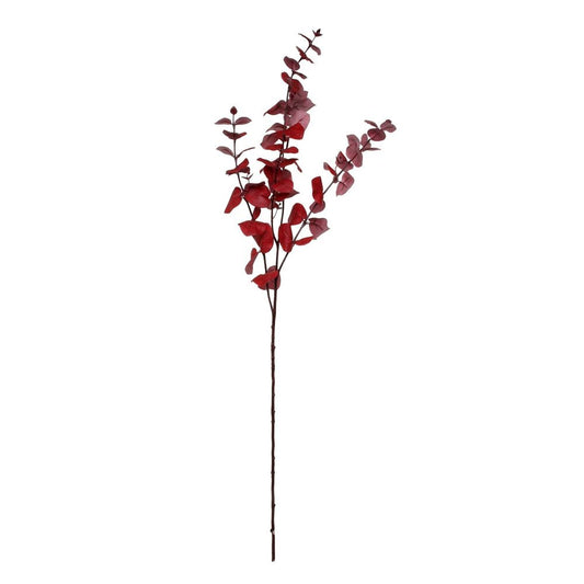 Large Eucalyptus Spray Red - 108cm