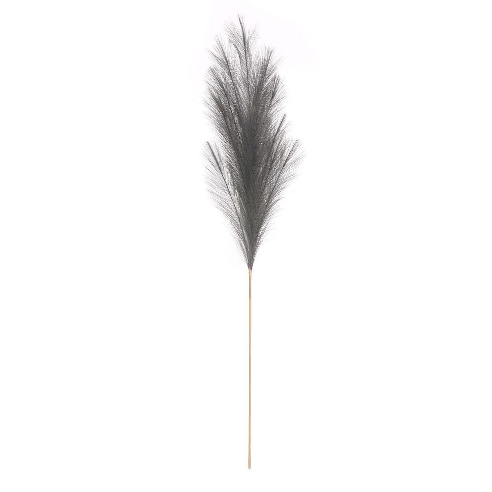 Artificial Luxury Pampas Stem - Storm Grey