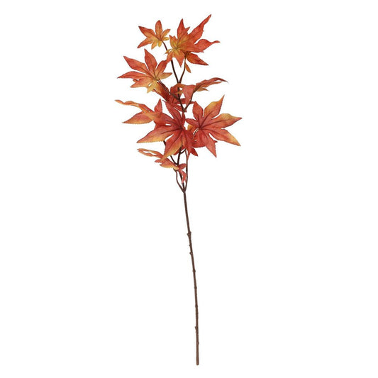 Autumnal Maple Leaf Spray Dark Orange