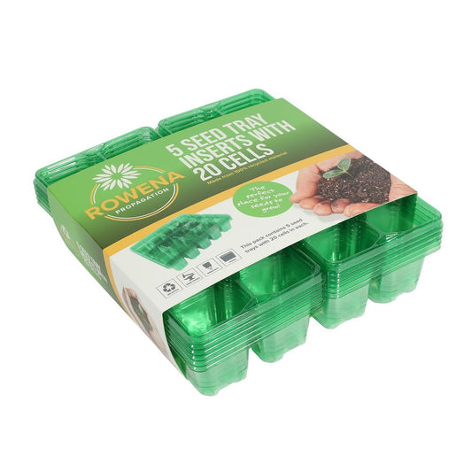 Pack of 5 Seed Trays - 20 Cells