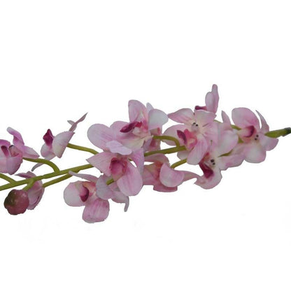 Blush Pink Artificial Silk Dainty Orchid Stem 80 cm