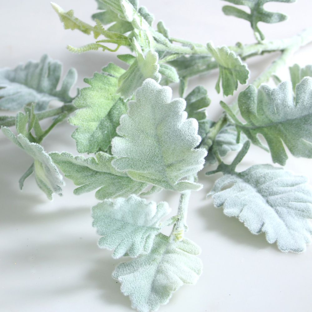 Artificial Long Stem Dusty Miller Spray