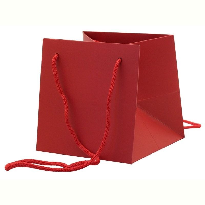 Red Hand Tied Gift Bag