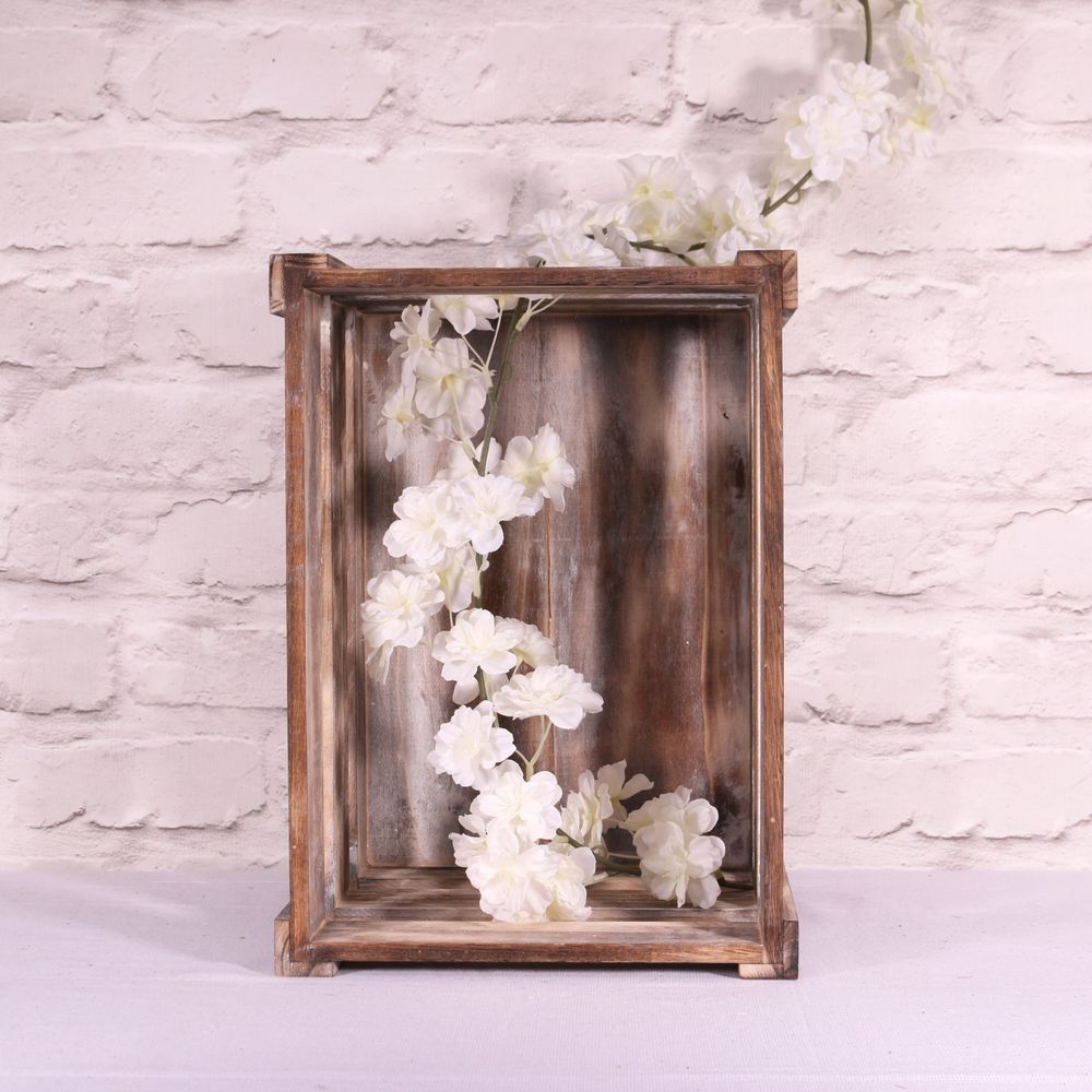 Artificial Silk Blossom Garland - White