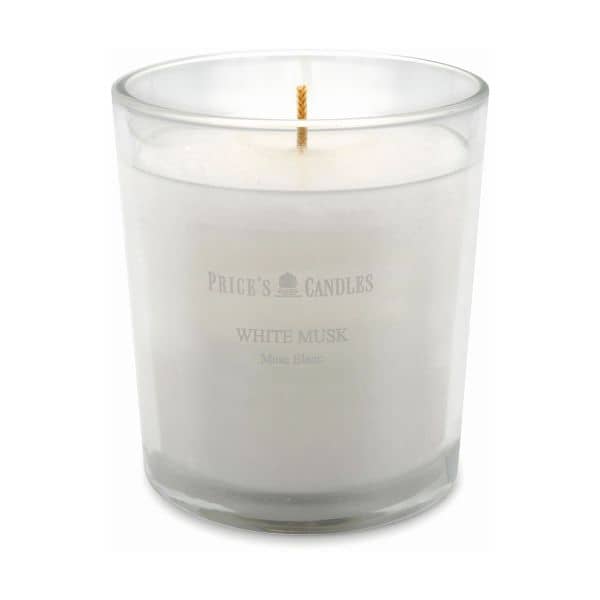 White Musk Scented Jar Candle