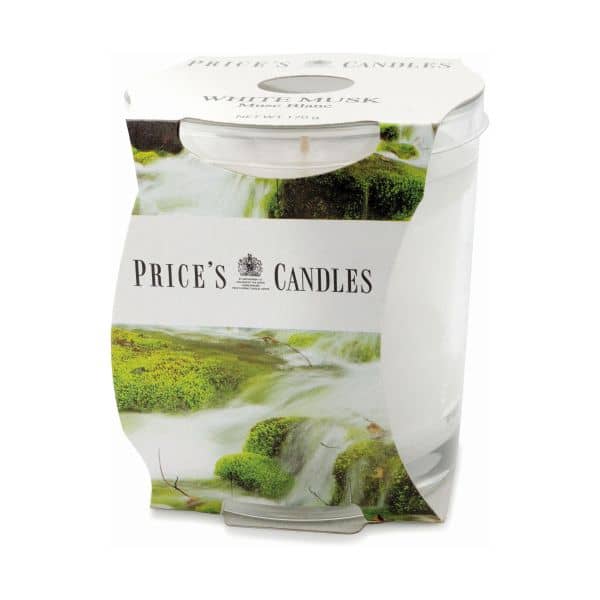 White Musk Scented Jar Candle