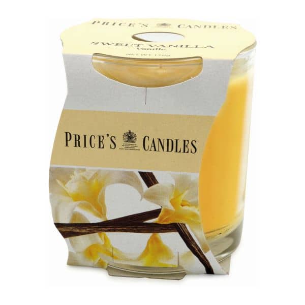 Sweet Vanilla Scented Jar Candle