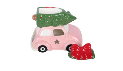 Pink Car with Christmas Tree Oil Burner