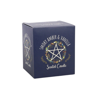 Solstice Wreath Smoky Amber & Vanilla Candle