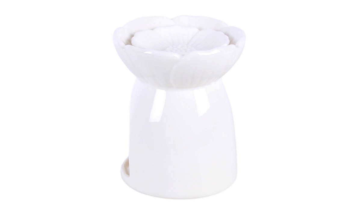 White Peony Oil Burner and Wax Warmer