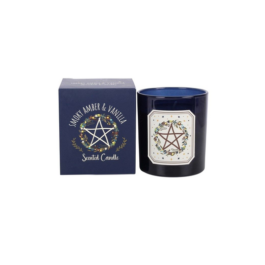 Solstice Wreath Smoky Amber & Vanilla Candle