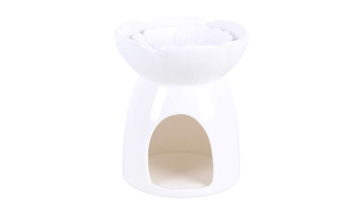 White Peony Oil Burner and Wax Warmer