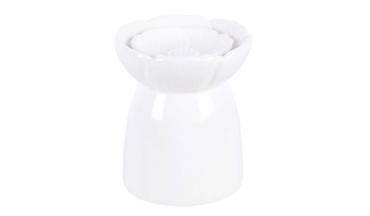 White Peony Oil Burner and Wax Warmer