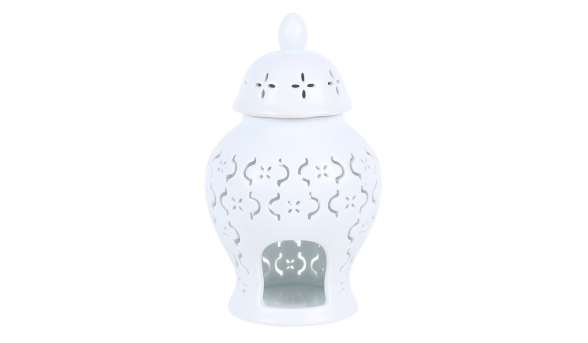 Moroccan Lantern Cut Out Oil Burner and Wax Warmer