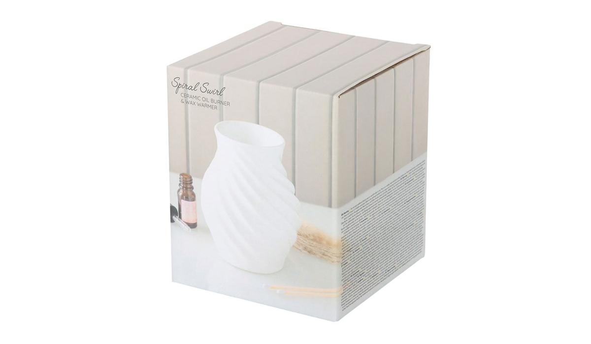 Spiral Swirl Oil Burner and Wax Warmer
