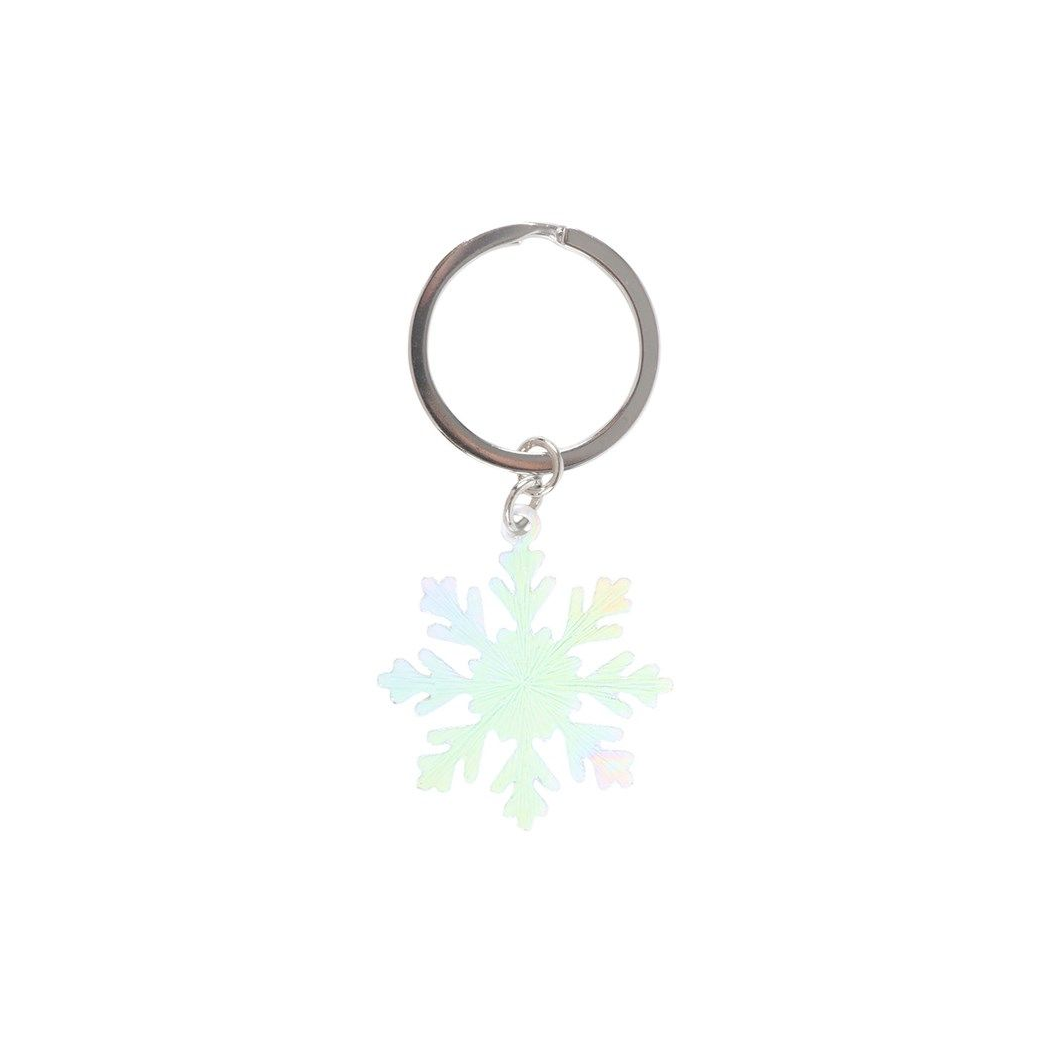 Snow Day Snowflake Keyring