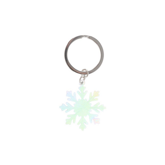 Snow Day Snowflake Keyring
