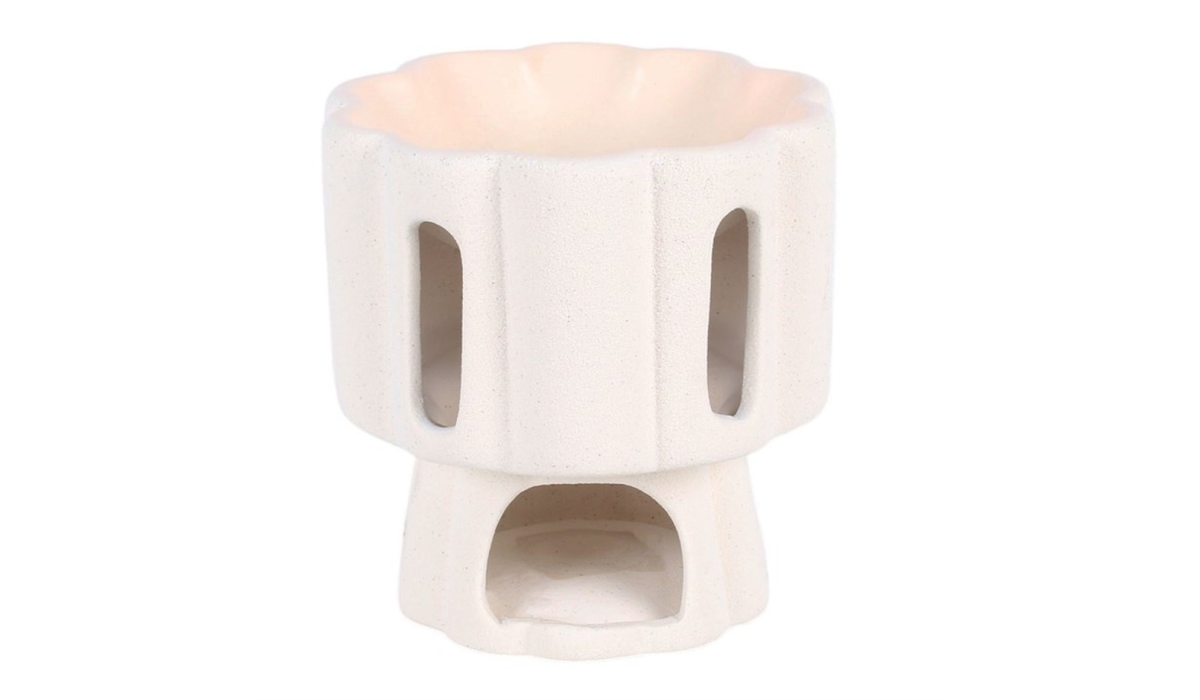 Scalloped Pedestal Oil Burner