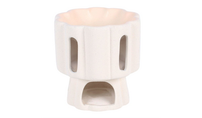 Scalloped Pedestal Oil Burner