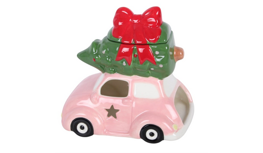 Pink Car with Christmas Tree Oil Burner