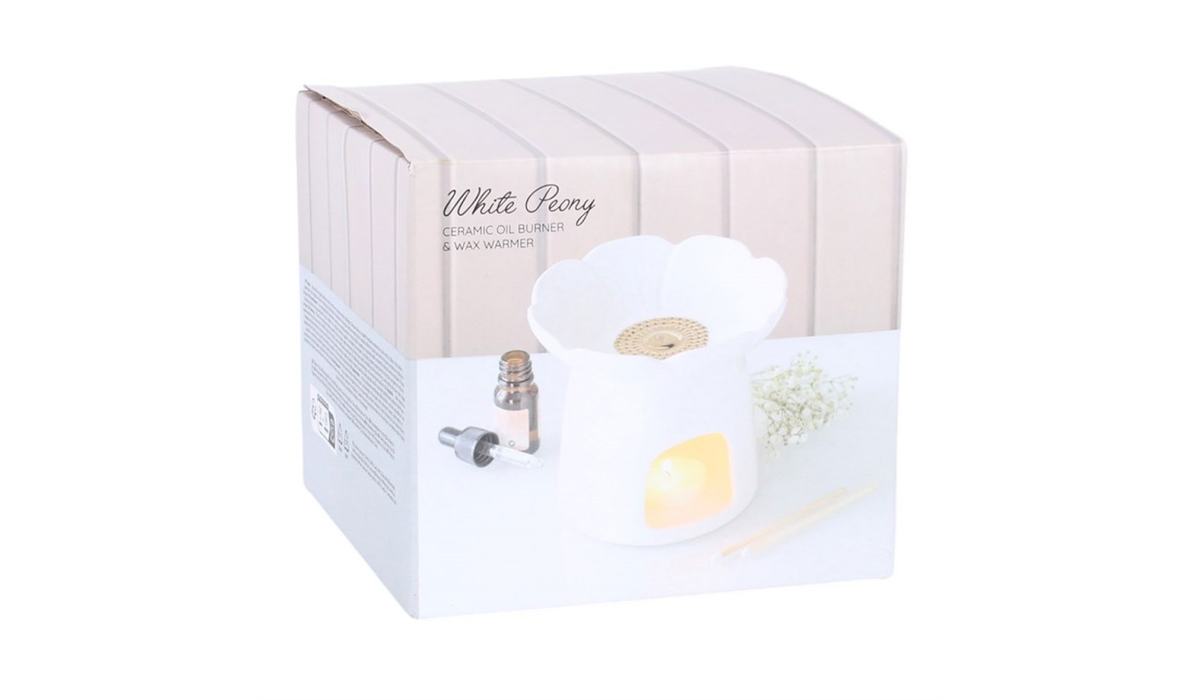 Peony Oil Burner and Wax Warmer
