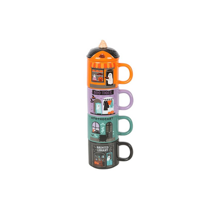 Spooky Street Stacking Mug Set