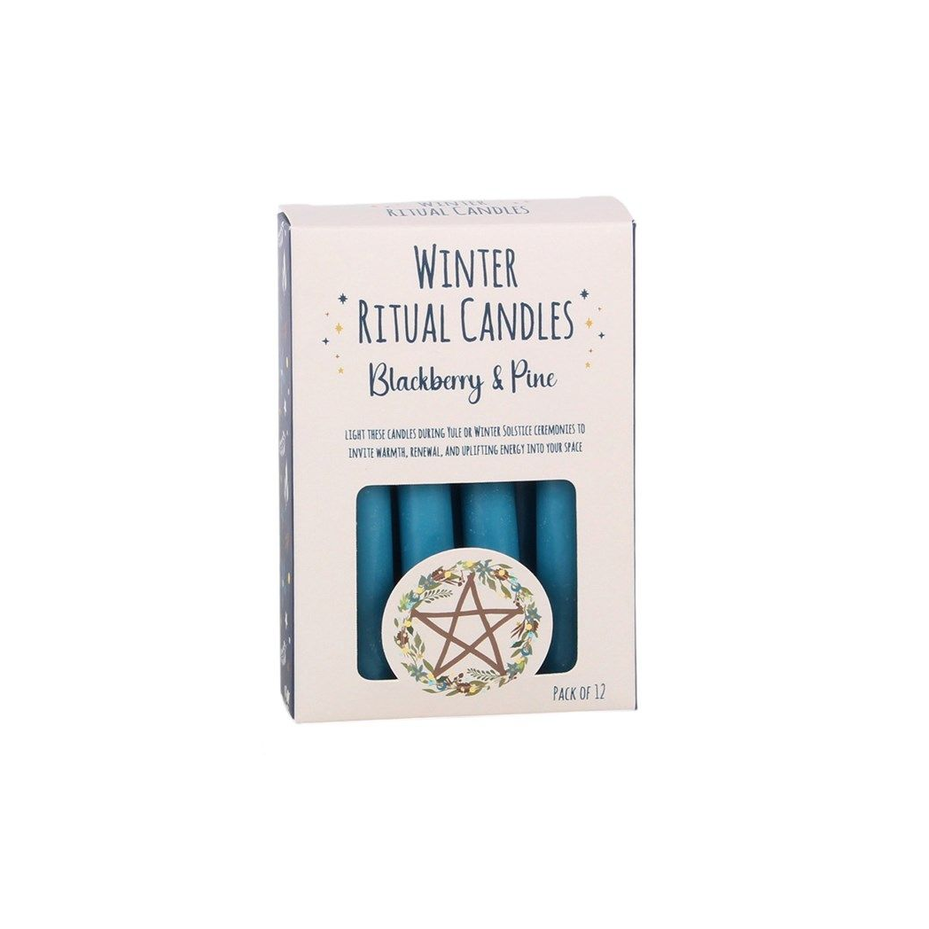 Blackberry & Pine Winter Ritual Spell Candles