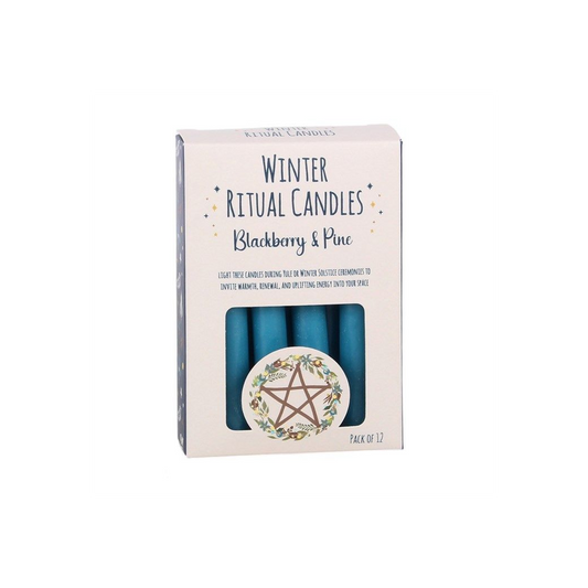 Blackberry & Pine Winter Ritual Spell Candles