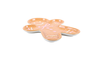 Sugarplum Bakery Gingerbread Man Serving Plate