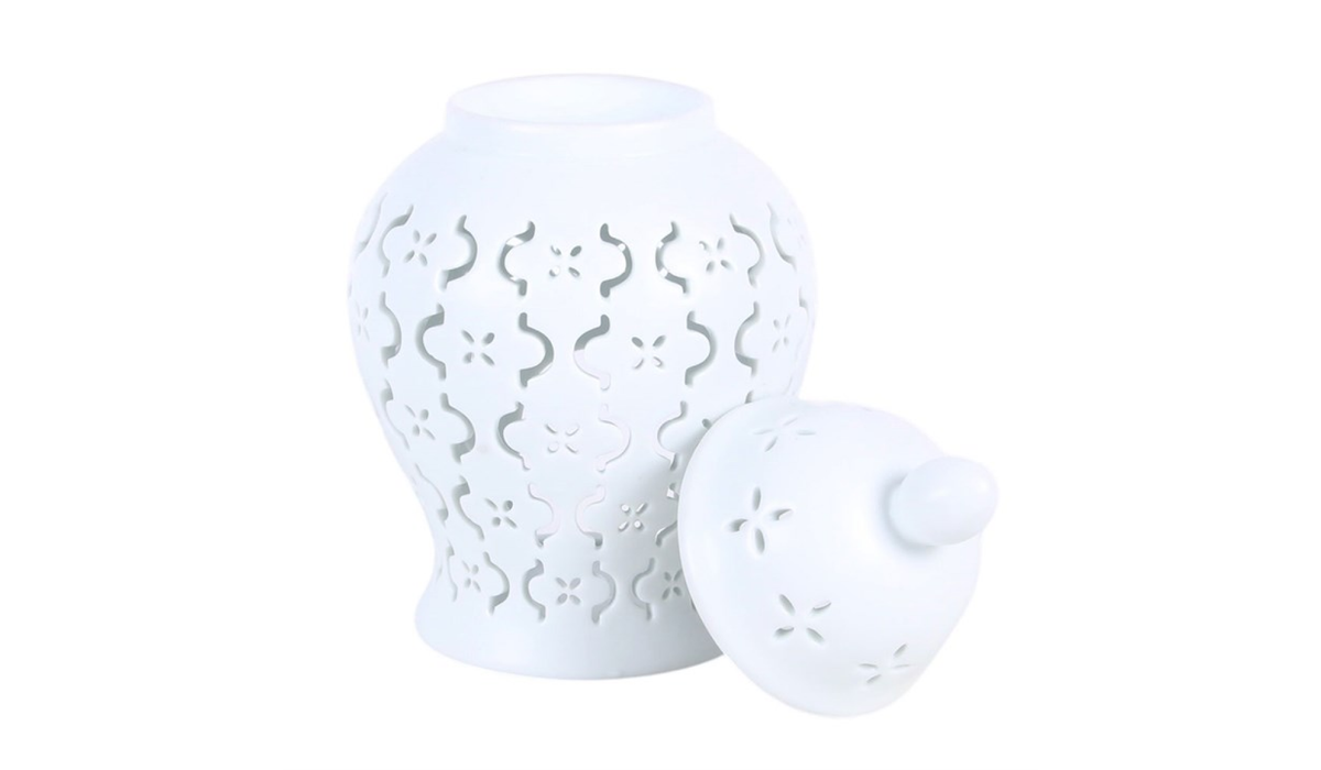 Moroccan Lantern Cut Out Oil Burner and Wax Warmer