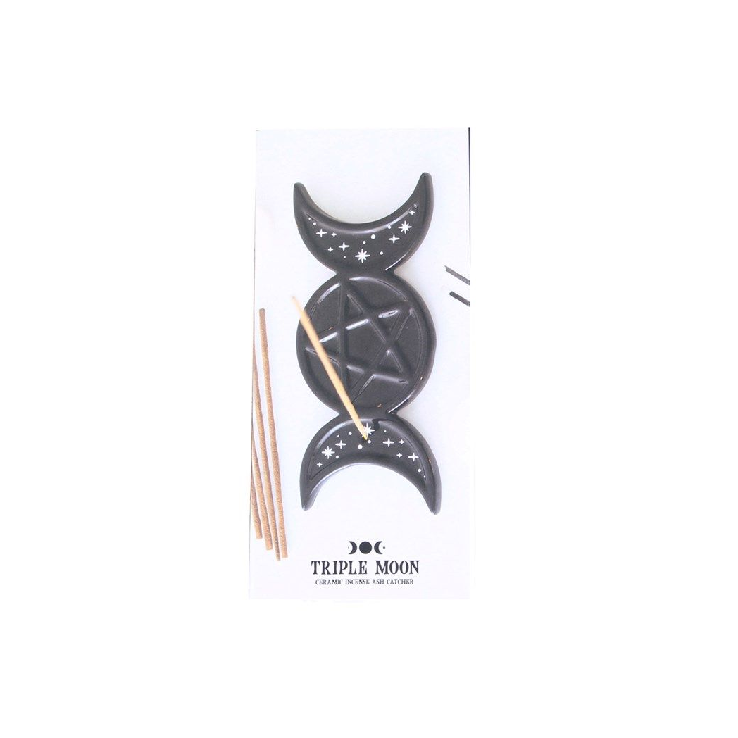 Spellbound Secrets Triple Moon Incense Stick Holder