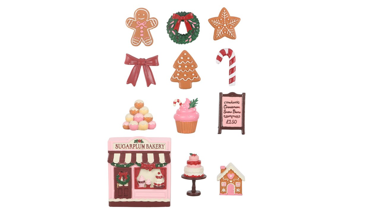 12-Day Sugarplum Bakery Scene Advent Calendar