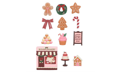 12-Day Sugarplum Bakery Scene Advent Calendar