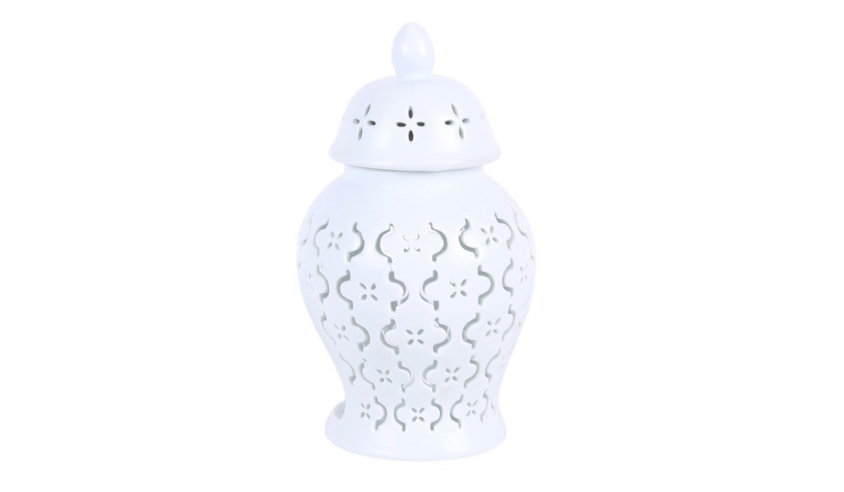 Moroccan Lantern Cut Out Oil Burner and Wax Warmer
