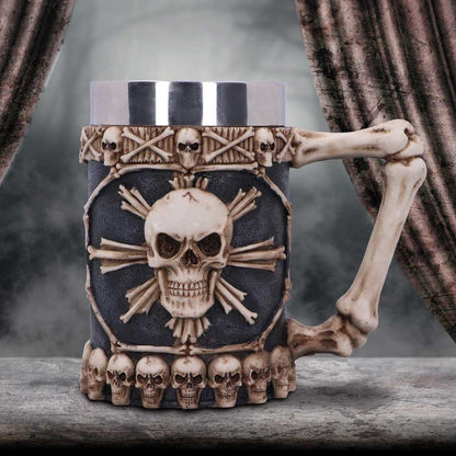 Large Tankard of Skulls 16cm