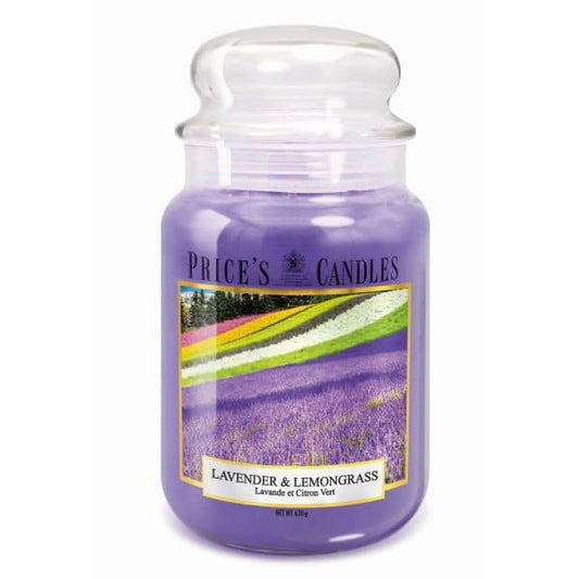 Large Jar Candle -  Lavender and Lemongrass