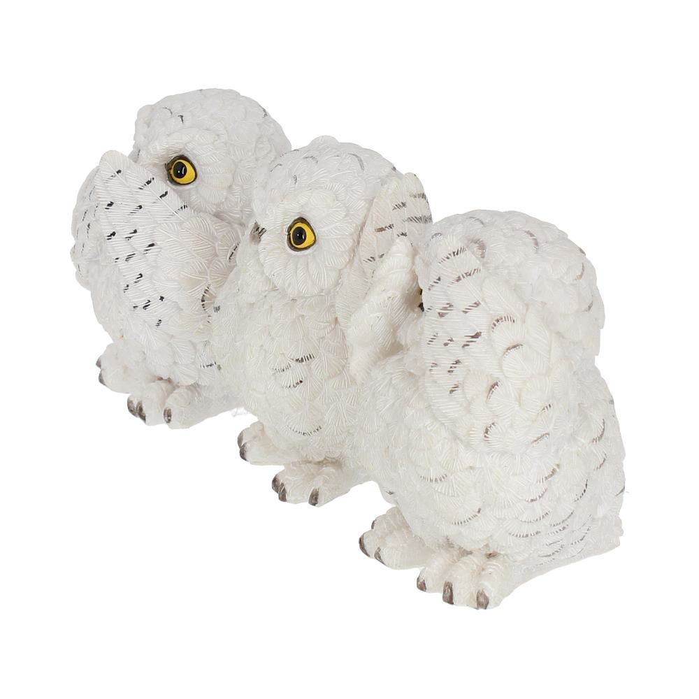 Three Wise Owls Resin Figurines 8cm