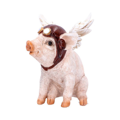 When Pigs Fly Winged Pilot Pig Ornament