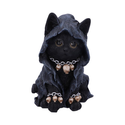 Reapers Feline Cloaked Grim Reaper Cat Figurine