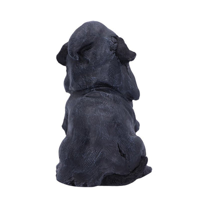 Cloaked Grim Reaper Dog Figurine