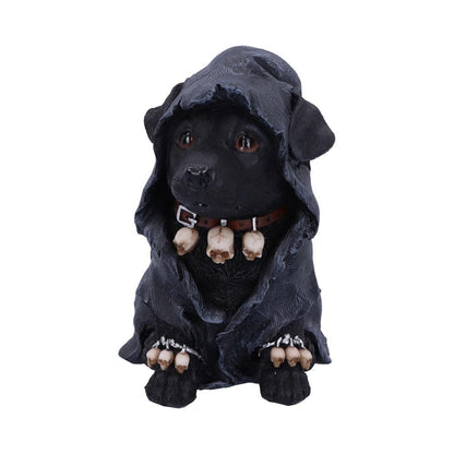 Cloaked Grim Reaper Dog Figurine