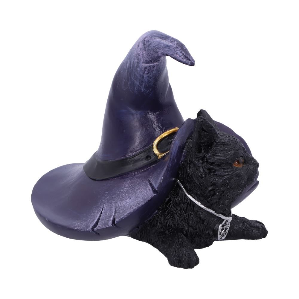 Witches Cat and Hat Figurine 10.5cm