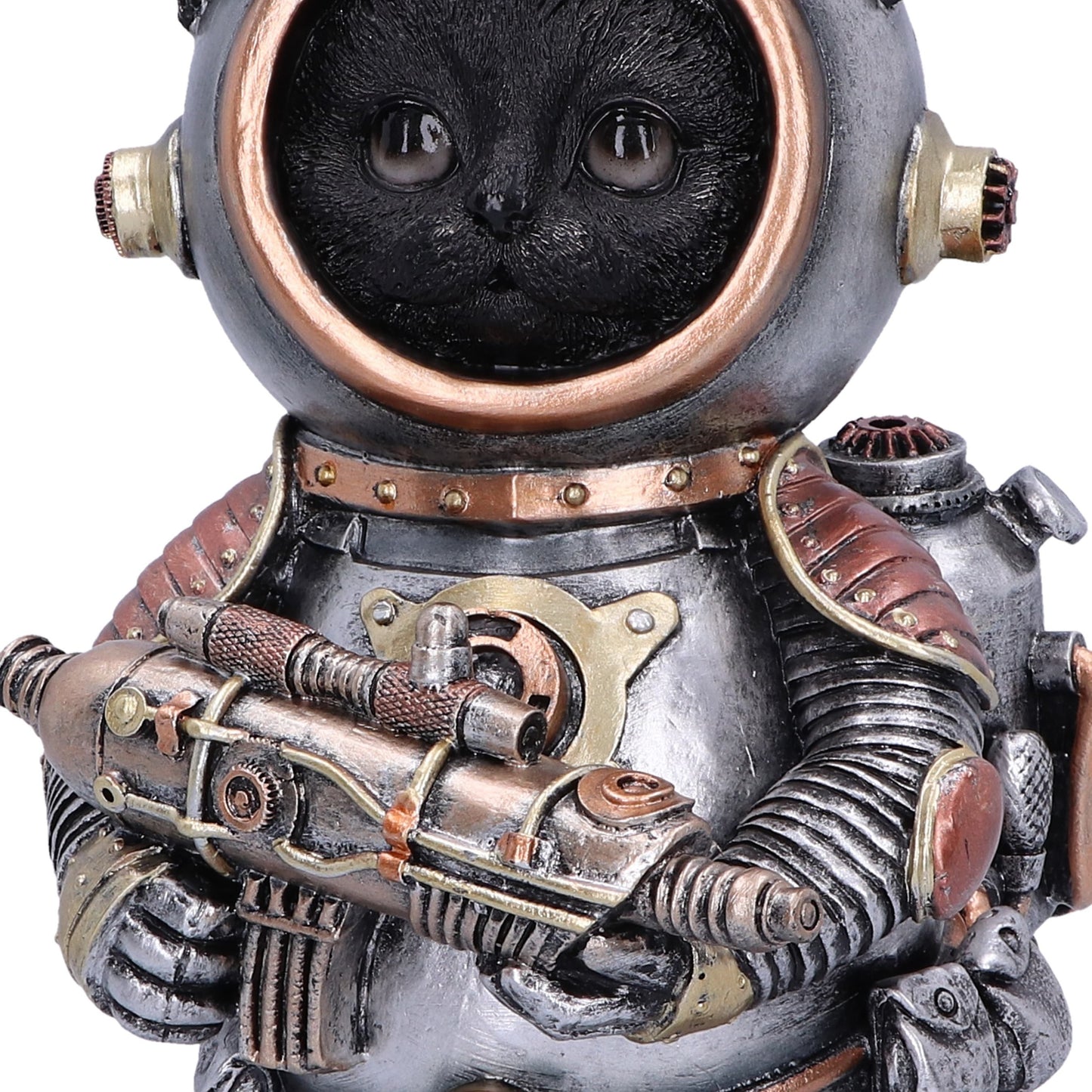 Cat-tack Space Steampunk Figurine