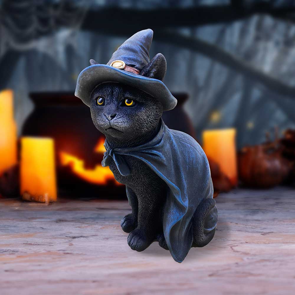 Bewitching Witch Cat Figurine