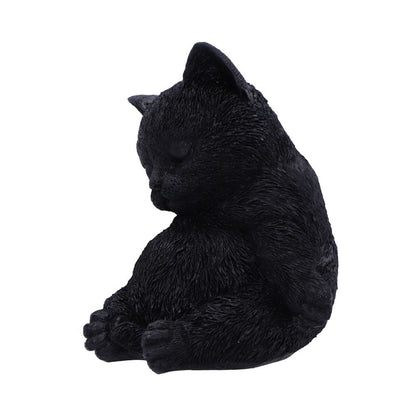 Daydream Sleeping Black Cat Figurine